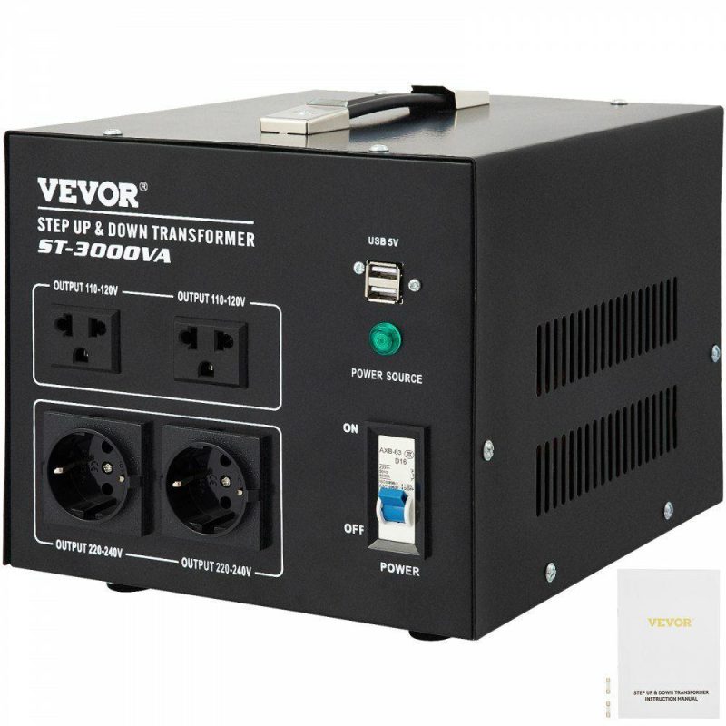 Batteries & Chargers & Accessories | Step Up Down Transformer Voltage Converter 3000W 240V-110V 110V-240V US-UK Batteries & Chargers & Accessories Batteries & Chargers & Accessories