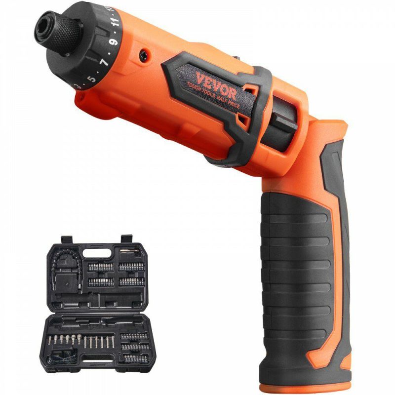 Demolition Tools & Equipment | Cordless Screwdriver, 8V 7Nm Electric Screwdriver Rechargeable Set with 82 Accessory Kit and Charging Cable, Nut Drivers Magnetic Bit Holder Tool Kit Home Repair, LED Light Dual Position Handle Demolition Tools & Equipment Demolition Tools & Equipment