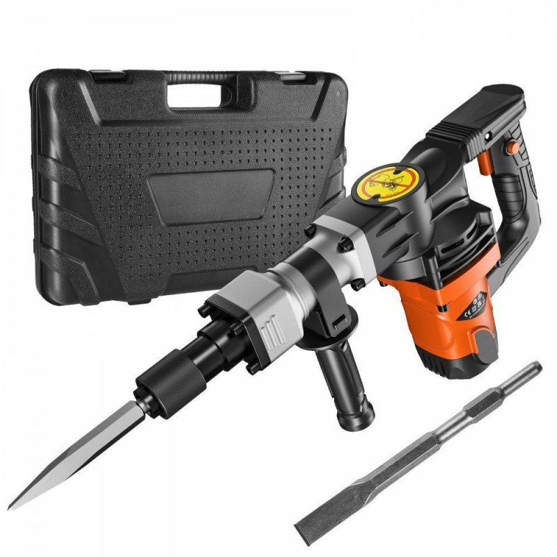 Demolition Tools & Equipment | Demolition Jack Hammer Concrete Breaker 1400W Electric Hammer 2 Chisel Bit Demolition Tools & Equipment Demolition Tools & Equipment