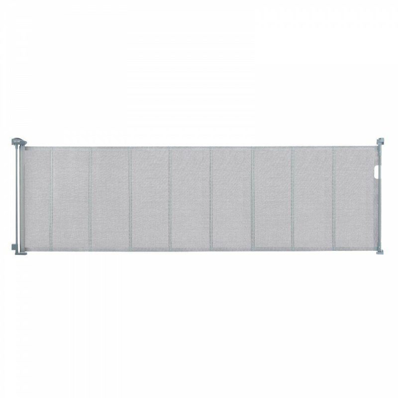 Door Hardware & Locks | Retractable Baby Gate, 34.2″ Tall Mesh Baby Gate, Extends up to 116.1″ Wide Retractable Gate for Kids or Pets, Retractable Dog Gates for Indoor Stairs, Doorways, Hallways, Playrooms, Gray Gray Door Hardware & Locks Door Hardware & Locks