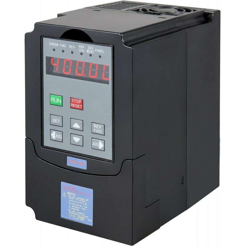 Electric Motors | VFD 2.2KW,Variable Frequency Drive 10A,CNC VFD Motor Drive Inverter Converter 220V,for Spindle Motor Speed Control (1or 3 Phase Input,3 Phase Output) Electric Motors Electric Motors