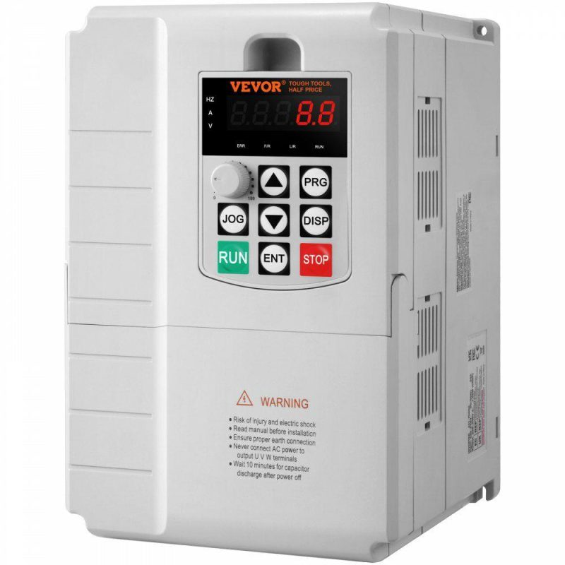 Electric Motors | VFD 7.5KW, 34A, 10HP Variable Frequency Drive for 3-Phase Motor Speed Control Electric Motors Electric Motors