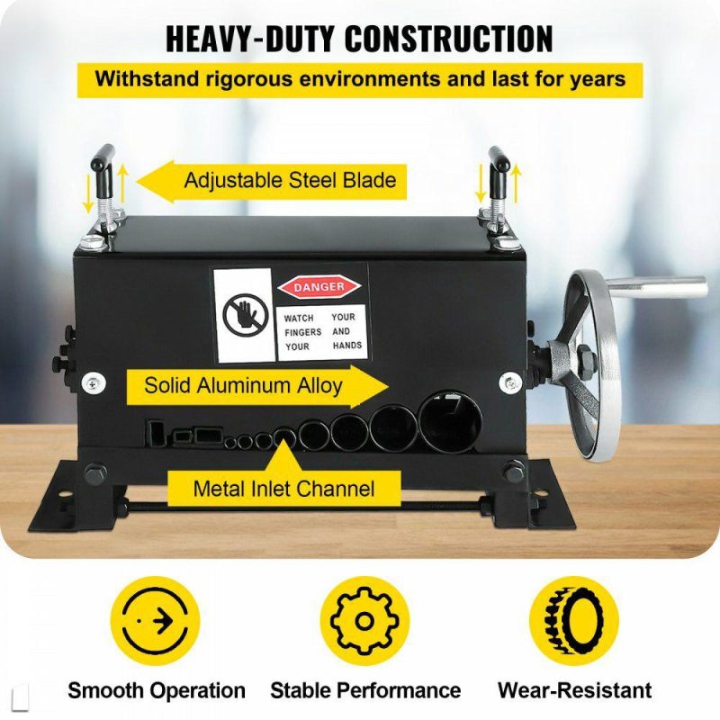 Electrical Tools | Cable Wire Stripping Machine Φ1.5mm~Φ20mm Wire Stripping Machine 10 Channels Wire Stripping Machine Tool Manual Hand Cranked Industrial Wire Stripping Recycle (10 Channels) Electrical Electrical Tools