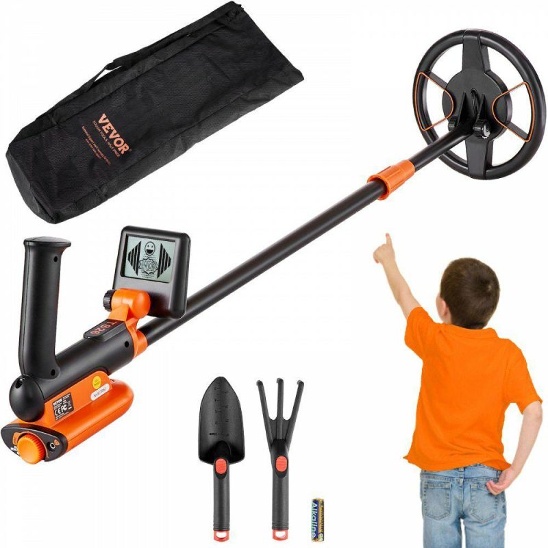 Inspection & Retrieving Tools | Metal Detector for Kids, 6 Inch, 25”-37” Adjustable Gold Detector, IP68 Waterproof Search Coil with LCD Display Advanced DSP Chip, Lightweight for Junior & Youth Detecting Gold Coin Treasure Inspection & Retrieving Tools Inspection & Retrieving Tools