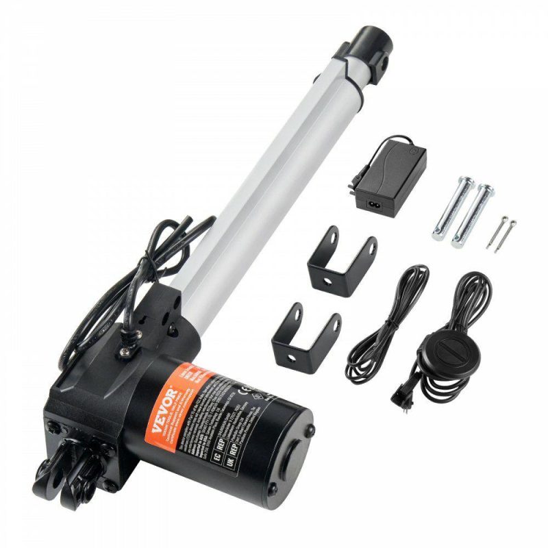 Motion Control | 24V Linear Actuator Kit 10 Inch 0.98″/s 220lbs/1000N with IP44 Protection Hardware Motion Control