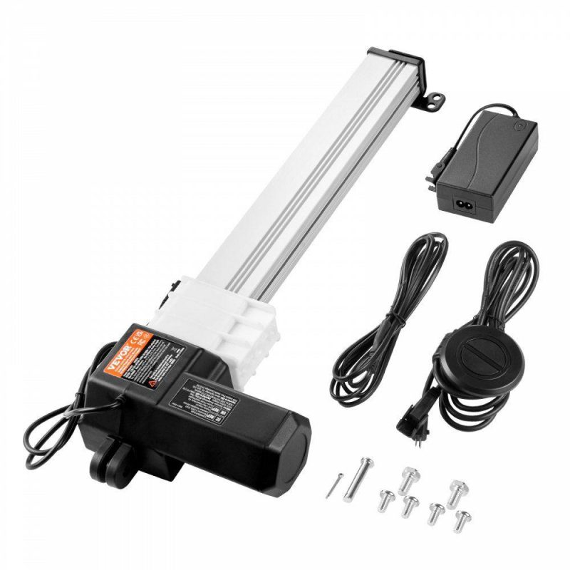 Motion Control | 24V Linear Actuator Kit 13 Inch 0.55″/s 220lbs/1000N with IP44 Protection Hardware Motion Control