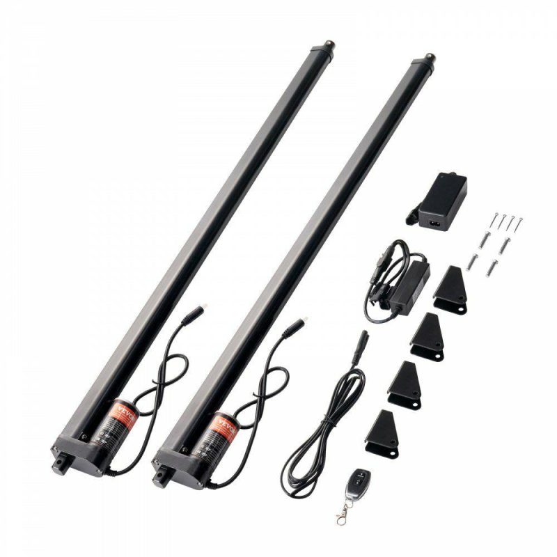 Motion Control | 2PCS Linear Actuator Kit, 30 Inch High Speed 0.35″/s Linear Motion Actuator 12V, 220lbs/1000N Linear Actuator for TV/Table/Sofa Lifting, IP54 Protection – Wireless Remote Control Included Hardware Motion Control