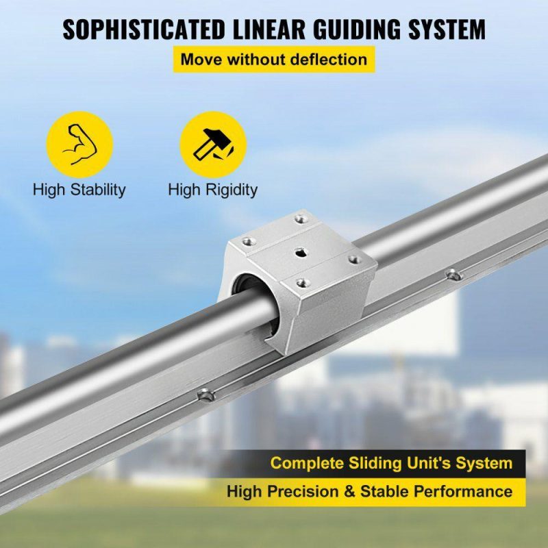 Motion Control | Linear Rail SBR12-1000mm 38mm Linear Slide W/ 4 SBR12UU Bearing Blocks Hardware Motion Control