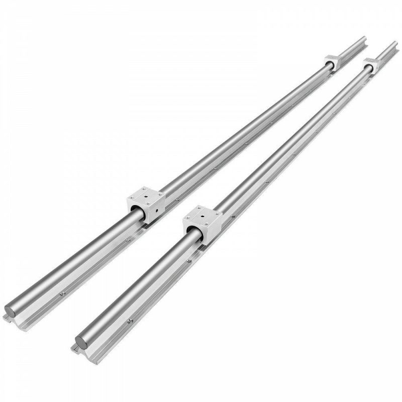 Motion Control | Sbr20-2200mm 2x Linear Rail Set 4x Bearing Block 20mm Grinding Shaft Rod Hardware Motion Control