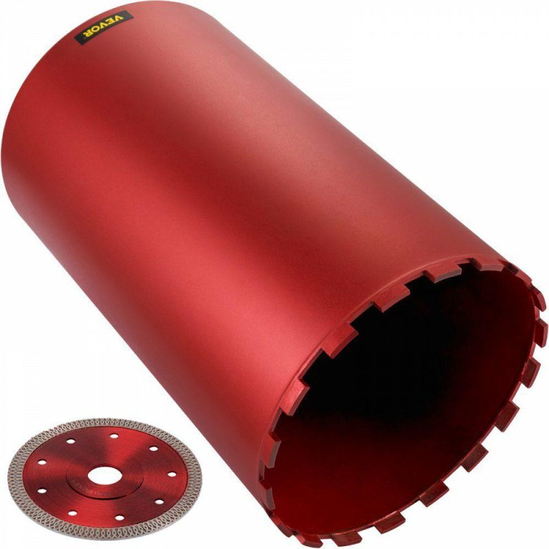 Power Tool Parts & Accessories | Diamond Core Drill, 10″/254mm Diameter Core Drill Bit, 14″/355mm Concrete Core Drill Bit, 5/8″-11 Thread Core Bit, Dry/Wet Drill Core Bits w/a Blade, Diamond Wet Coring Bit For Concrete Brick Power Tool Parts & Accessories Power Tool Parts & Accessories