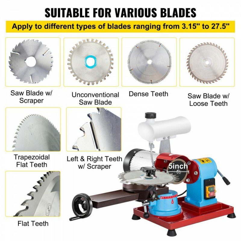 Saws & Accessories | Circular Saw Blade Sharpener Water Injection Grinding Grinder Machine 110V Power Tools Saws & Accessories