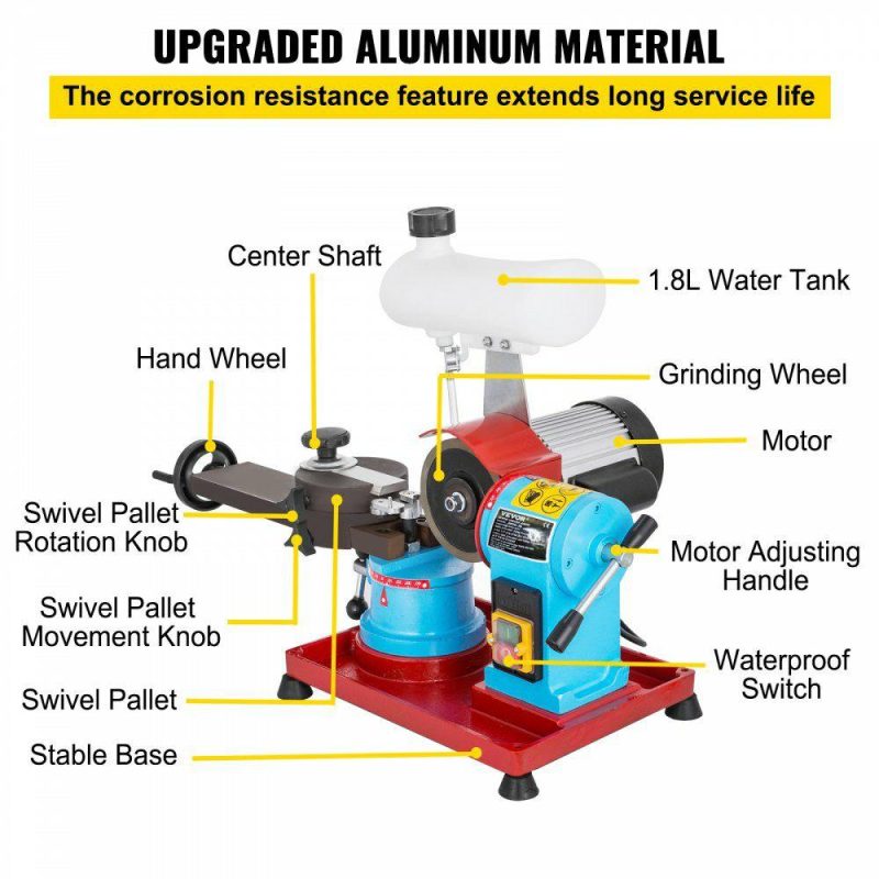 Saws & Accessories | Circular Saw Blade Sharpener Water Injection Grinding Grinder Machine 110V Power Tools Saws & Accessories