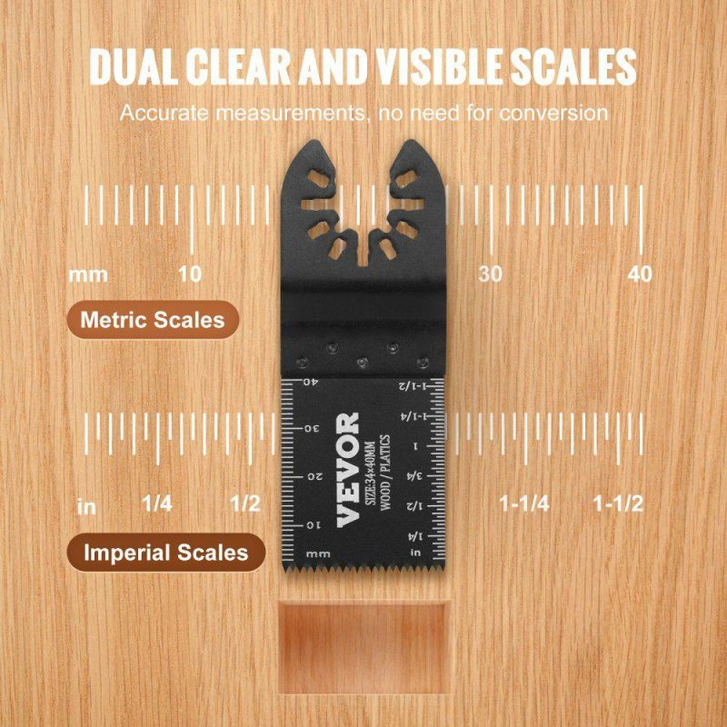 Saws & Accessories | 50PCS Oscillating Saw Blades, Universal Quick Release Oscillating Saw Blades, Multitool Tool Blades for Wood Plastic Aluminum, Fit Dewalt Bosch Milwaukee Hitachi Chicago Craftsman Power Tools Saws & Accessories