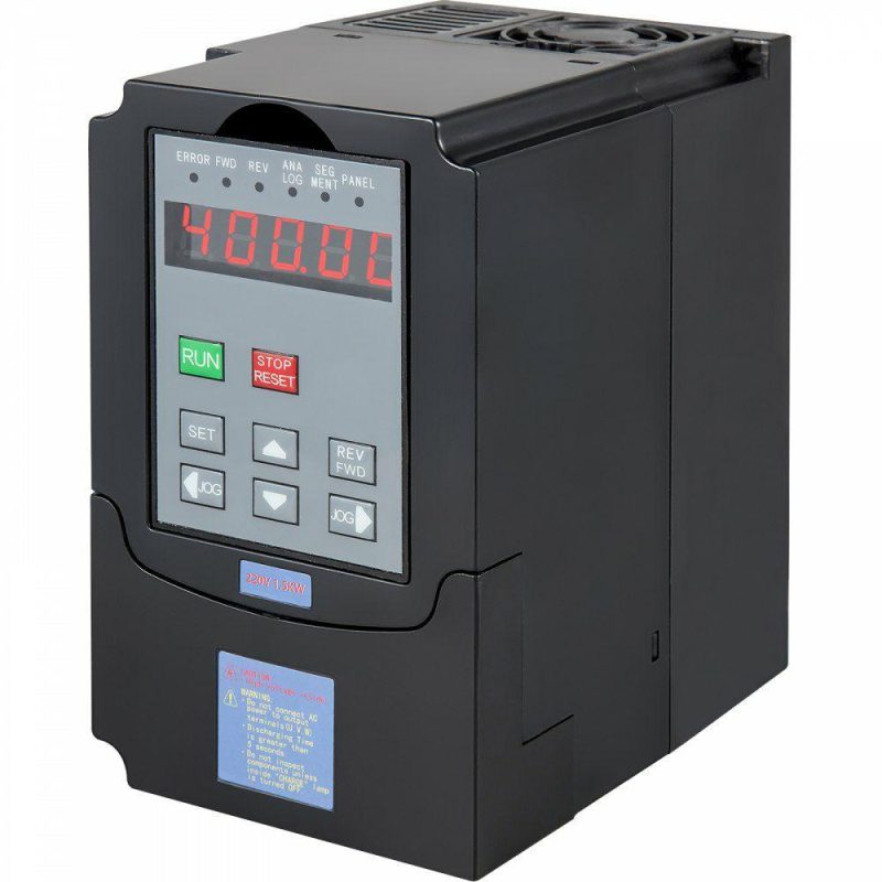 Electric Motors | Control CNC VFD 220V 5.5 KW 7HP Variable Frequency Drive 36A CNC Motor Drive Controller Inverter Converter 400 Hz 1 or 3 Phase Input 3 Phase Output for Spindle Motor Speed Control Electric Motors Electric Motors