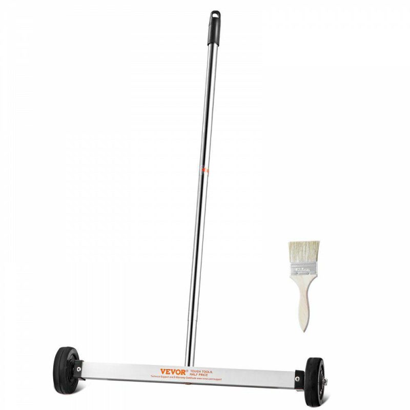 Inspection & Retrieving Tools | Magnetic Sweeper with Wheels 17inch Mini 10 lbs Capacity Adjustable Handle Inspection & Retrieving Tools Inspection & Retrieving Tools